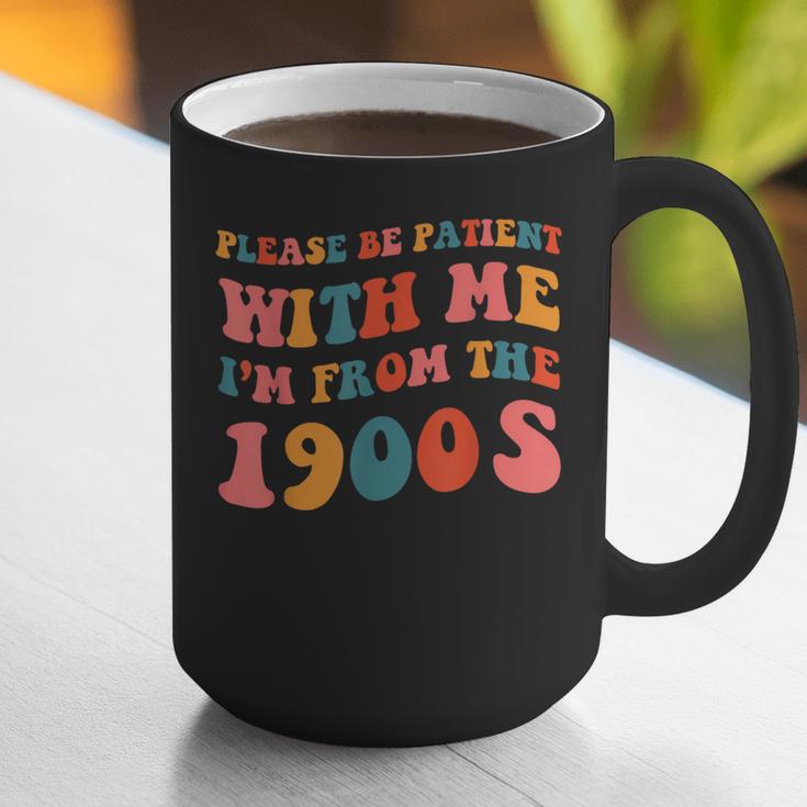 Please Be Patient With Me I'm From The 1900s Trendy Boho Graphic Print Coffee Mug