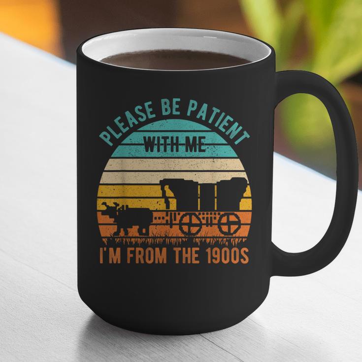 PLEASE BE PATIENT I'M FROM THE 1900s Vintage 1900s 90s Graphic Print Coffee Mug
