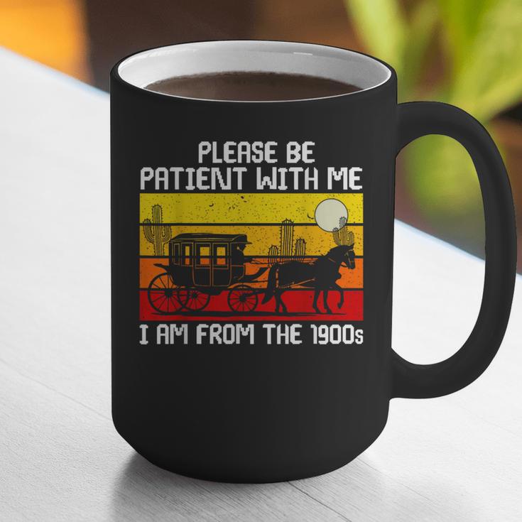 Please Be Patient With Me I'm From The 1900s Vintage Sun Set Graphic Print Coffee Mug Please Be Patient With Me I'm From The 1900s Vintage Sun Set Graphic Print Coffee Mug