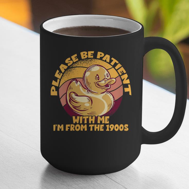 Please Be Patient I'm From The 1900s Vintage Toy Duck Graphic Print Coffee Mug