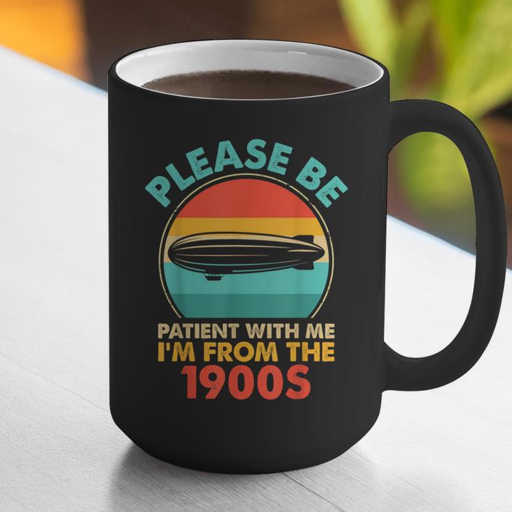 Please Be Patient I'm From The 1900s Vintage Zeppelin Graphic Print Coffee Mug