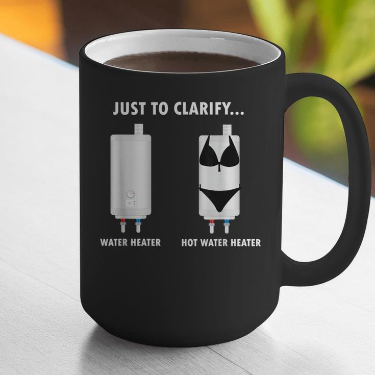 Plumber Hot Water Heater Plumbing Dad Joke Graphic Print Coffee Mug
