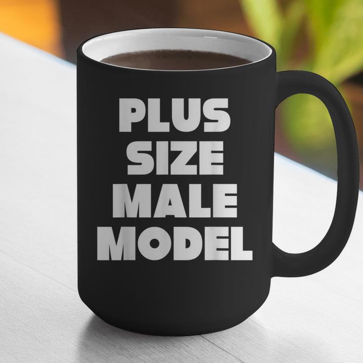 Plus Size Male Model Fat Guy Or Dad BOD Graphic Print Coffee Mug