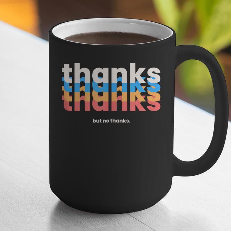 Polite Introvert Thanks But No Thanks Retro Graphic Graphic Print Coffee Mug