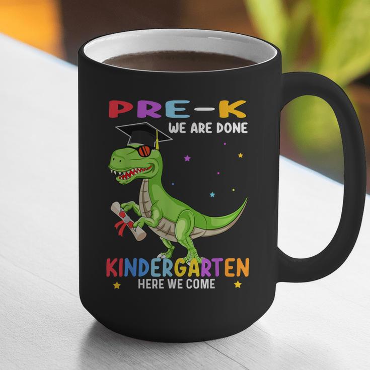 Pre k Graduation We Are Done Class 2023 Pre-k Dinosaur Boys Graphic Print Coffee Mug