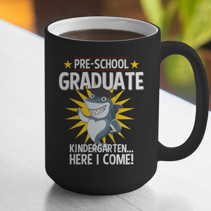 Pre K Graduation Shirts Shark Grad Toddler Graphic Print Coffee Mug