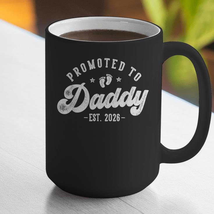 Promoted To Daddy Est 2026 First Time Dad Graphic Print Coffee Mug Promoted To Daddy Est 2026 First Time Dad Graphic Print Coffee Mug