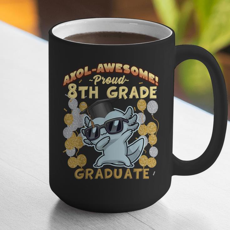 Proud 8th Grade Graduate Axolotl Graduation Eighth Graphic Print Coffee Mug