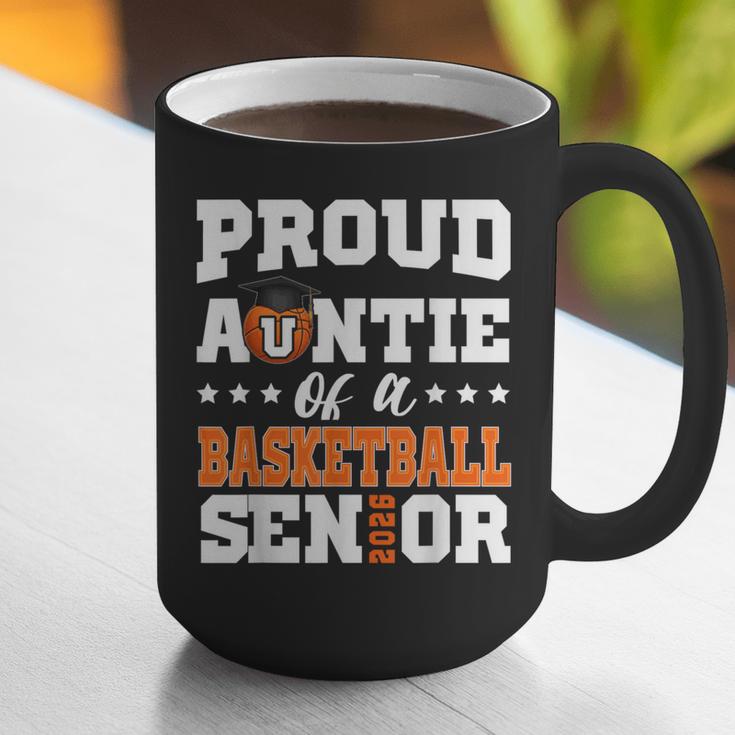 Proud Auntie Of a Basketball Senior 2026 Graduation Gifts Graphic Print Coffee Mug