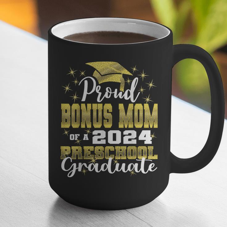 Proud Bonus Mom Of Pre School Graduate 2024 Graduation Bonus Graphic Print Coffee Mug