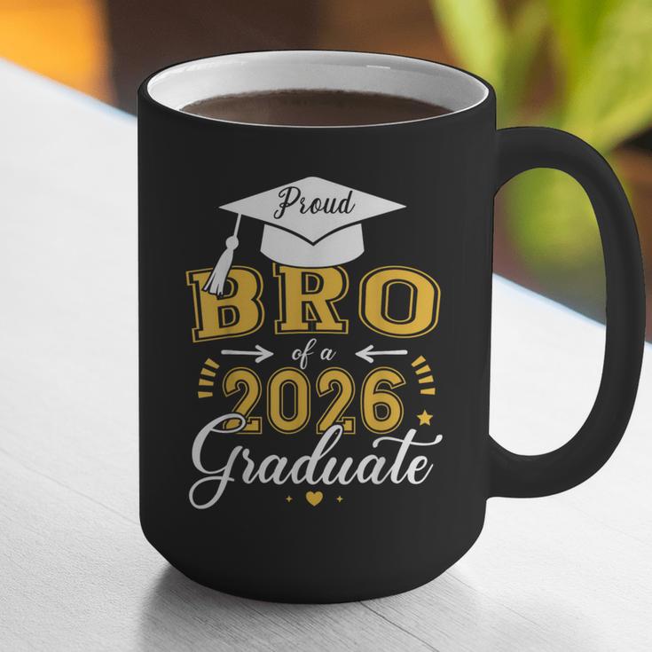 Proud Bro Of a Class Of 2026 Graduate For Graduation Graphic Print Coffee Mug