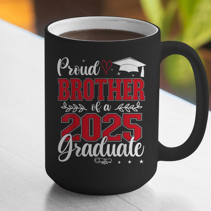 Proud Brother Of A Class Of 2025 Graduate Senior Graduation Graphic Print Coffee Mug