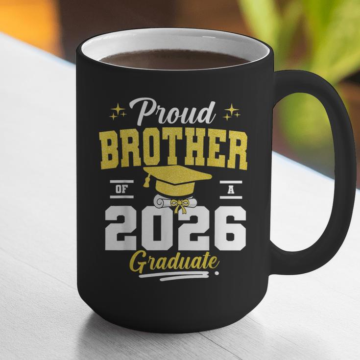 Proud Brother Of a Class Of 2026 Graduate Senior Graduation Graphic Print Coffee Mug