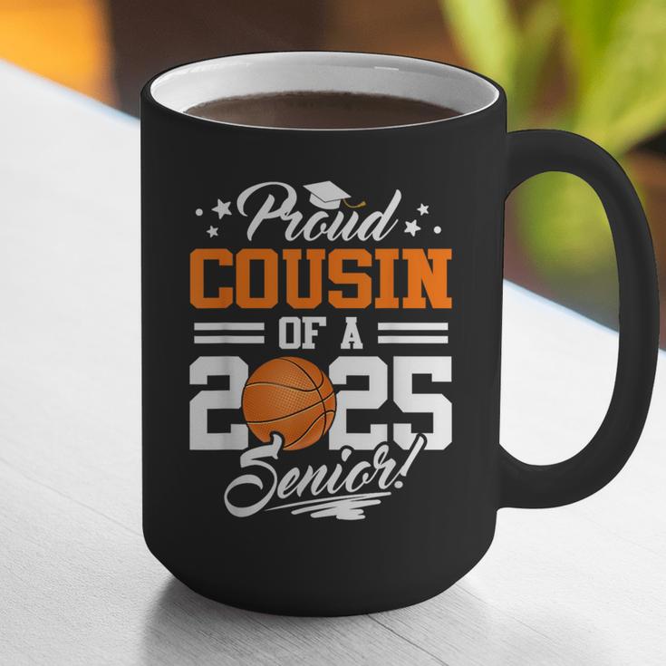Proud Cousin Of A 2025 Senior Basketball Graduation Graphic Print Coffee Mug