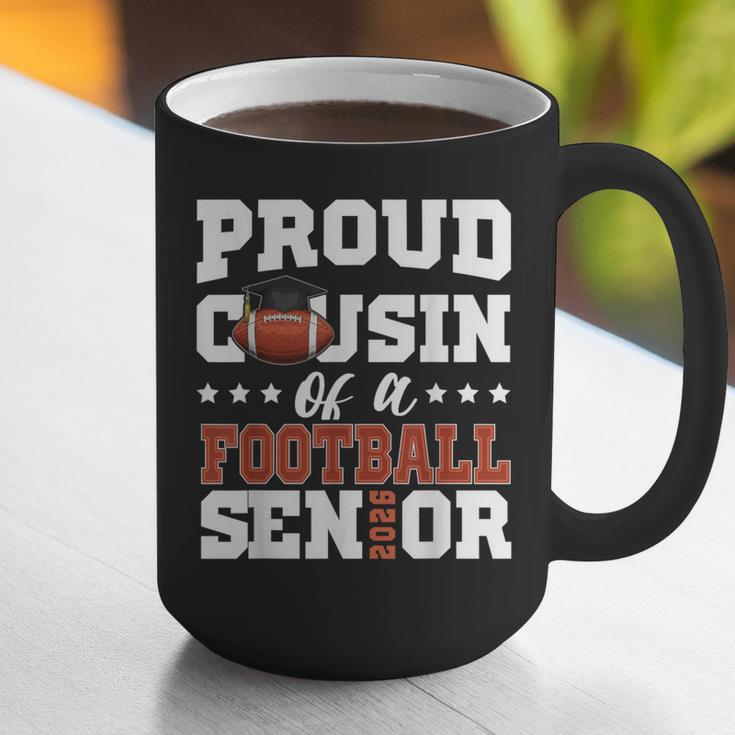 Proud Cousin Of a Football Senior 2026 Graduation Gifts Graphic Print Coffee Mug