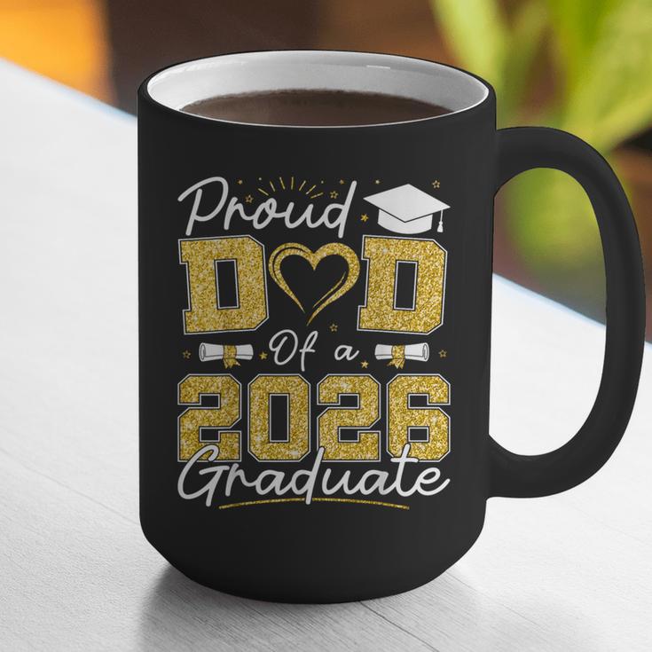 Proud Dad Of A 2026 Graduate Senior 2026 Grad Family Graphic Print Coffee Mug