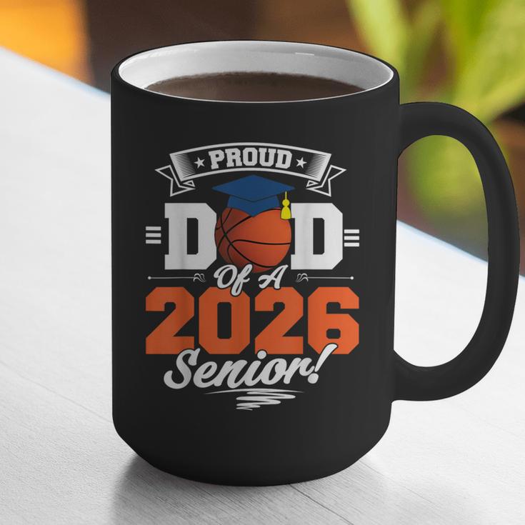 Proud Dad Of A 2026 Senior Basketball Graduation Graphic Print Coffee Mug