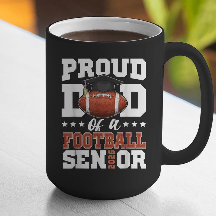 Proud Dad Of a Football Senior 2026 Graduation Graphic Print Coffee Mug