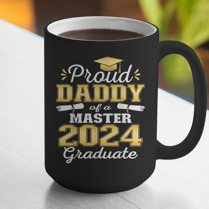 Proud Daddy Of 2024 Class Master Graduate Family Graduation Graphic Print Coffee Mug
