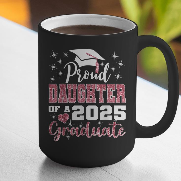 Proud Daughter Of 2025 College Graduate Family Graduation Graphic Print Coffee Mug