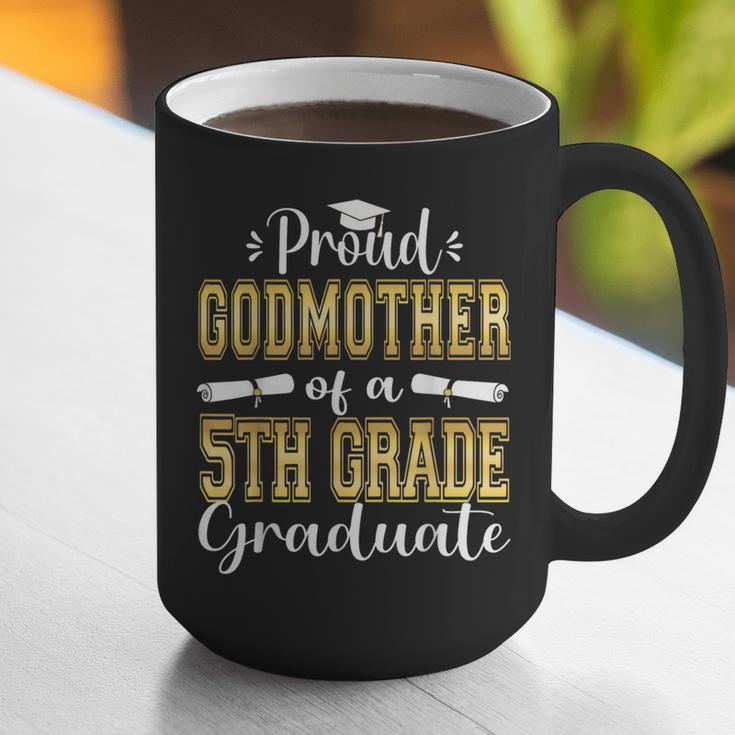 Proud Godmother Of 5th Grade Graduate 2023 Family Graduation Graphic Print Coffee Mug