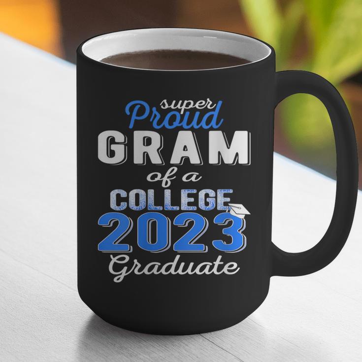 Proud Gram Of 2023 College Graduate Family 23 Graduation Graphic Print Coffee Mug