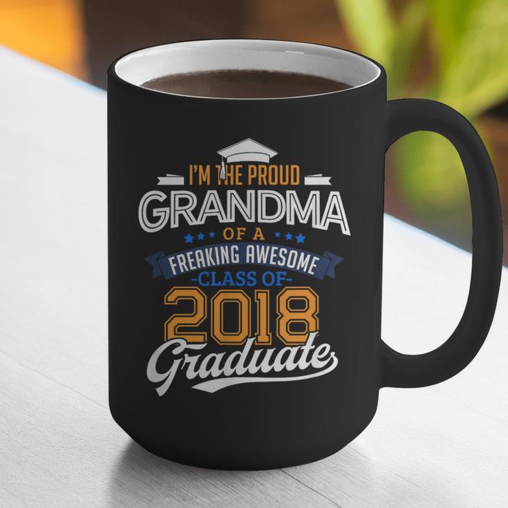 Proud Grandma Of A 2018 Graduate Shirt Graduation Grad Class Graphic Print Coffee Mug