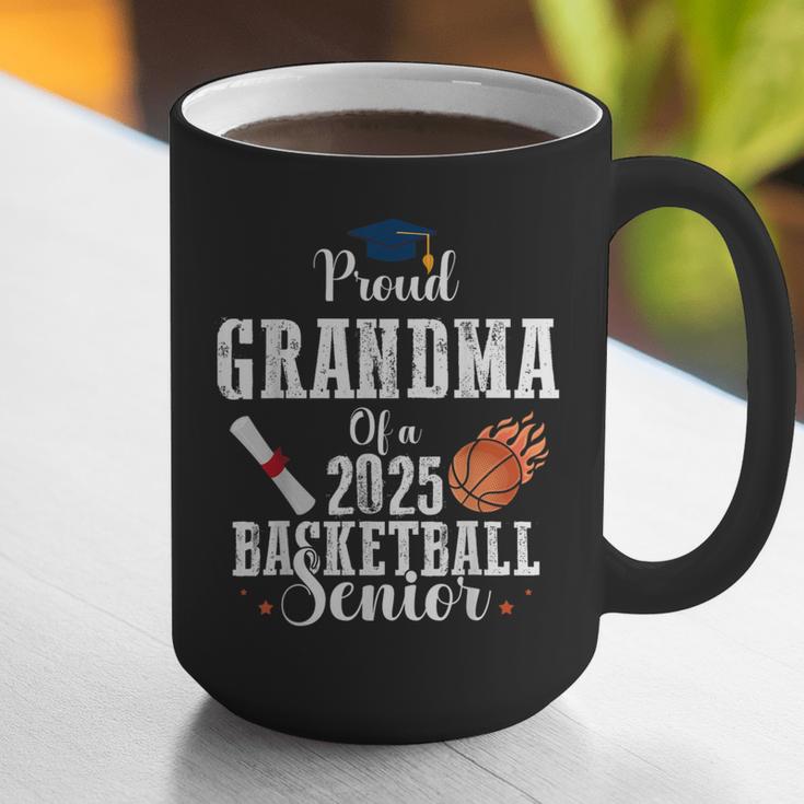 Proud Grandma Of 2025 Basketball Senior Graduation Day Graphic Print Coffee Mug