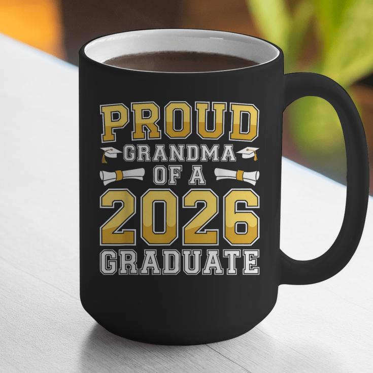 Proud Grandma Of A 2026 Graduate Shirt Class 2026 Graduation Graphic Print Coffee Mug