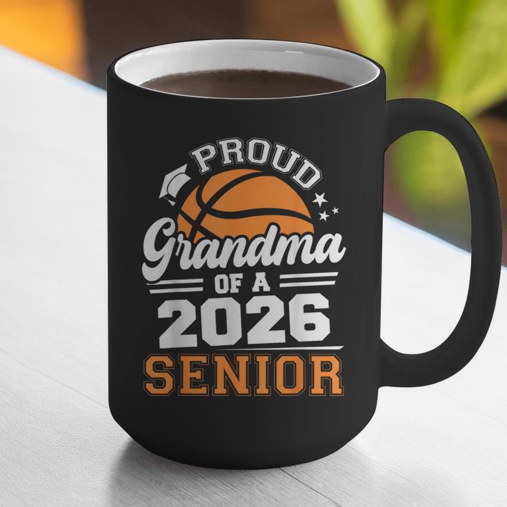 Proud Grandma Of A 2026 Senior Basketball Graduation Graphic Print Coffee Mug