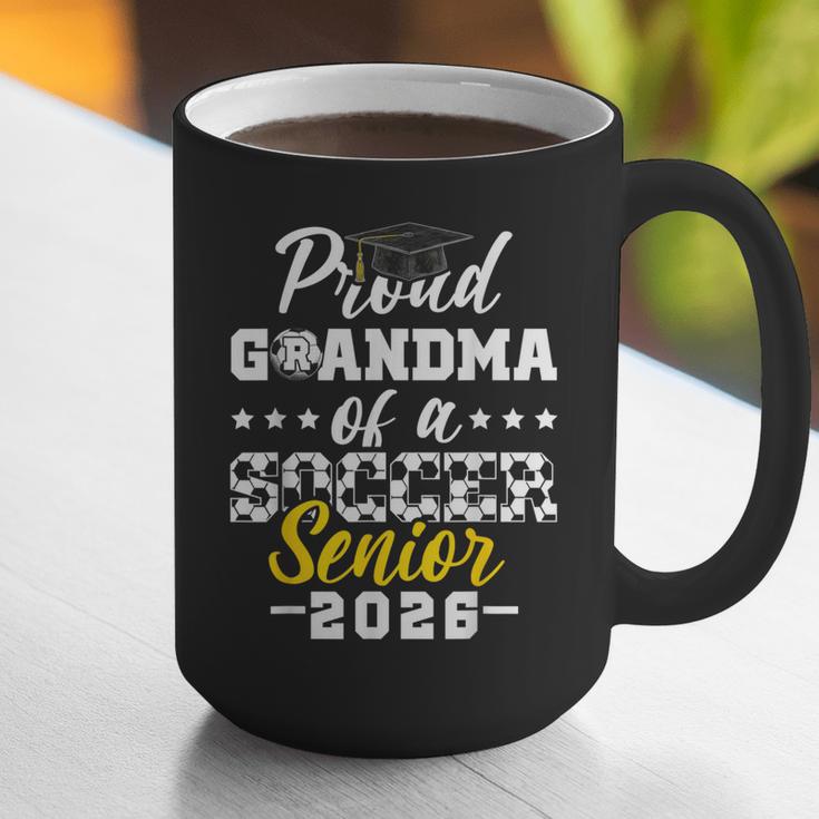 Proud Grandma Of a Soccer Senior 2026 Graduation Gifts Graphic Print Coffee Mug