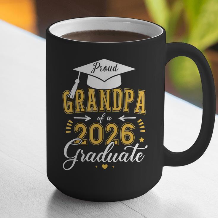 Proud Grandpa Of a Class Of 2026 Graduate For Graduation Graphic Print Coffee Mug
