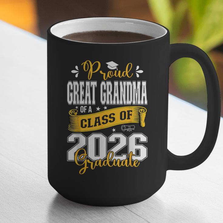 Proud Great Grandma Of a Class Of 2026 Graduate Graduation Graphic Print Coffee Mug