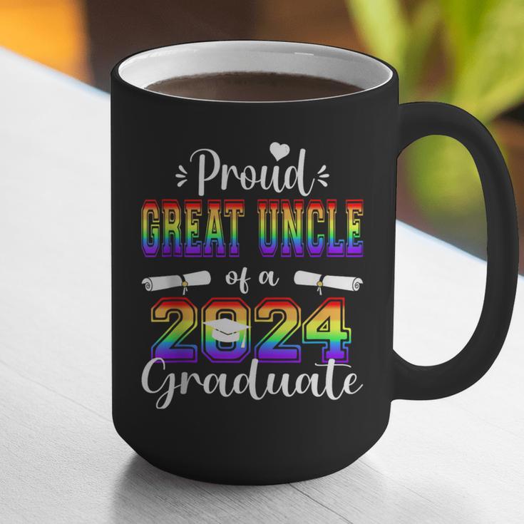 Proud Great Uncle Of 2024 Graduate Class 2024 Graduation Graphic Print Coffee Mug