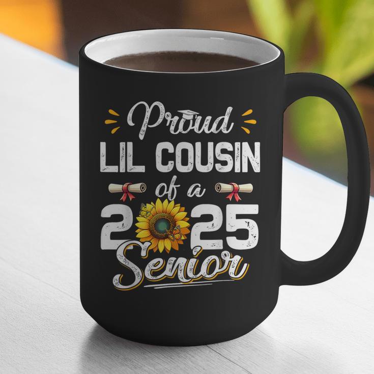 Proud Lil Cousin Of A Class Of 2025 Senior Graduation 2025 Graphic Print Coffee Mug