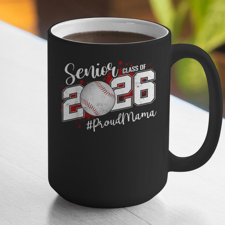 Proud Mama Of A 2026 Senior Baseball Graduation Mom Graphic Print Coffee Mug