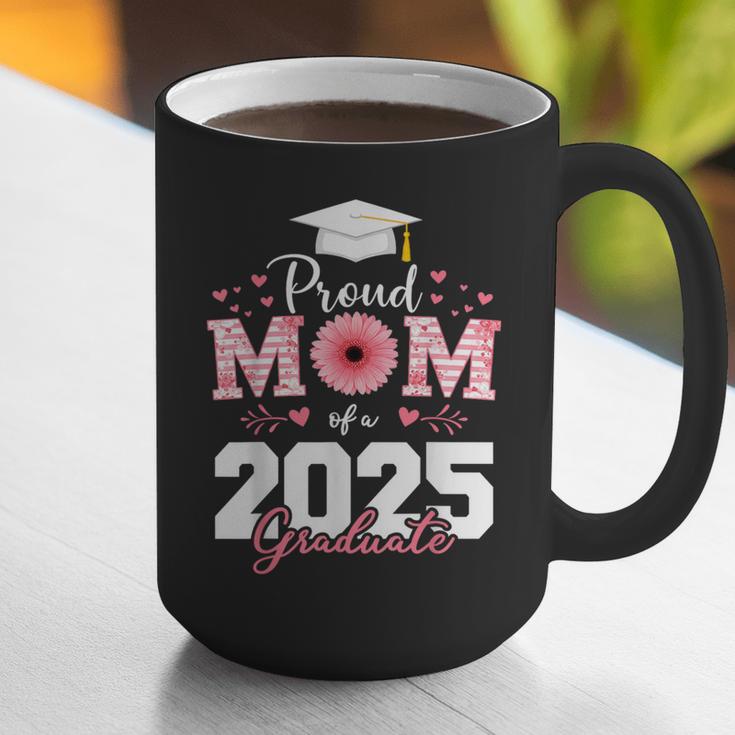 Proud Mom Of a 2025 Graduate Senior Mom Family Graduation Graphic Print Coffee Mug