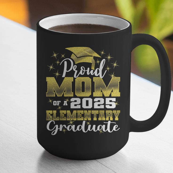 Proud Mom Of 5th Grade Graduate 2025 Elementary Graduation Graphic Print Coffee Mug