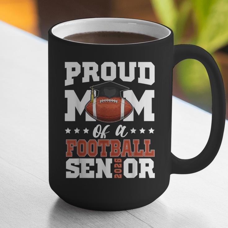 Proud Mom Of a Football Senior 2026 Graduation Gifts Graphic Print Coffee Mug