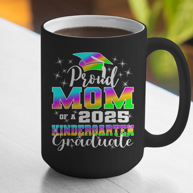 Proud Mom Of Kindergarten Graduate 2025 Graduation Mom Graphic Print Coffee Mug