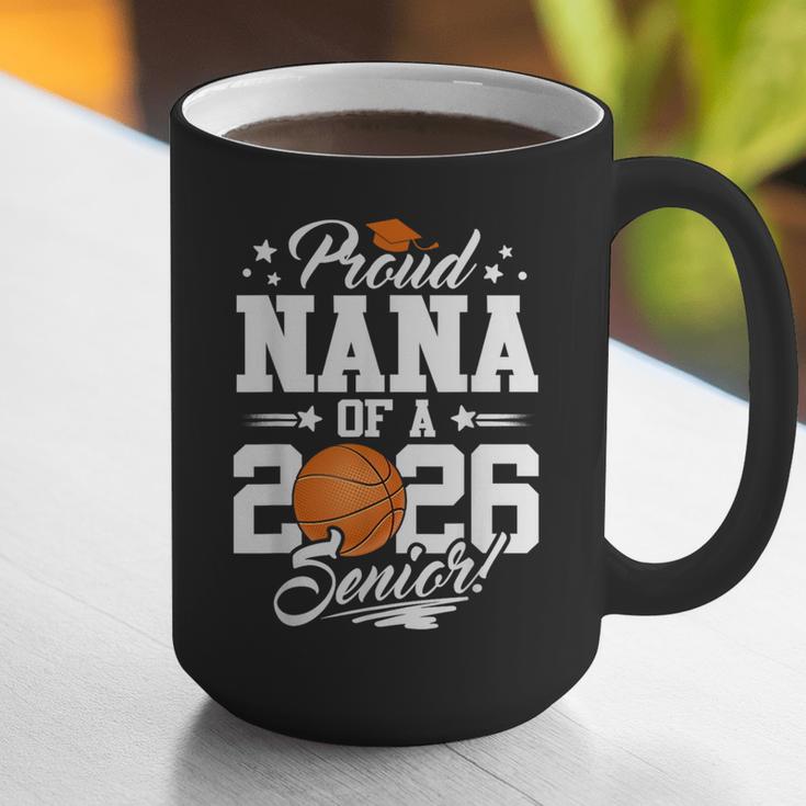 Proud Nana Of A 2026 Senior Basketball Graduation Graphic Print Coffee Mug