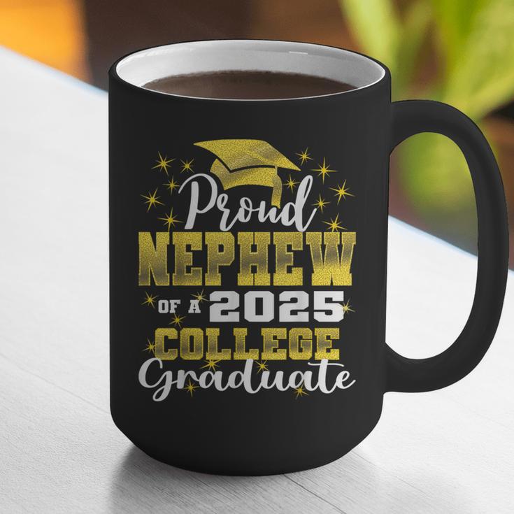 Proud Nephew Of 2025 College Graduate Family 24 Graduation Graphic Print Coffee Mug