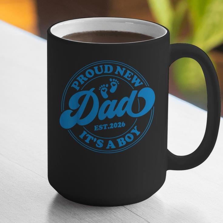 Proud New Daddy It's A Boy Dad To Be 1st Time Father Graphic Print Coffee Mug