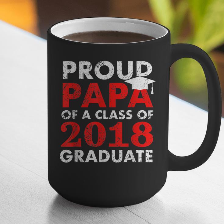 Proud Papa Of A Class Of 2018 Graduate Shirt Graduation Graphic Print Coffee Mug