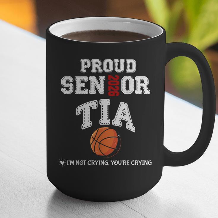 Proud Senior Tia 2026 Graduation Basketball Player Graphic Print Coffee Mug
