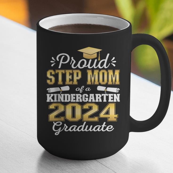 Proud Step Mom Of Kindergarten Graduate 2024 Graduation Step Graphic Print Coffee Mug