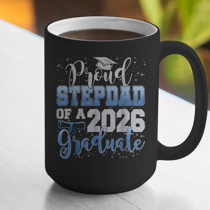 Proud Stepdad Of Senior 2026 Class Of 2026 Graduation Graphic Print Coffee Mug