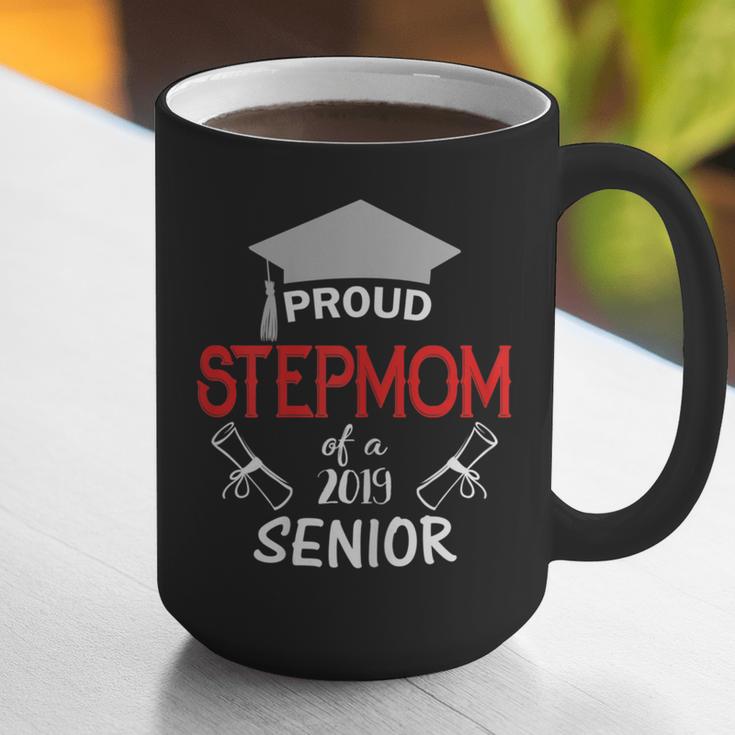 Proud Stepmom Of a 2019 Senior Graduation Family Graphic Print Coffee Mug
