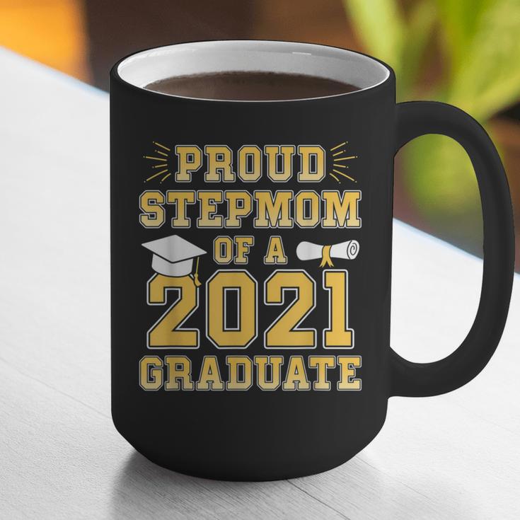Proud Stepmom Of a 2021 Graduate School Graduation Party Graphic Print Coffee Mug