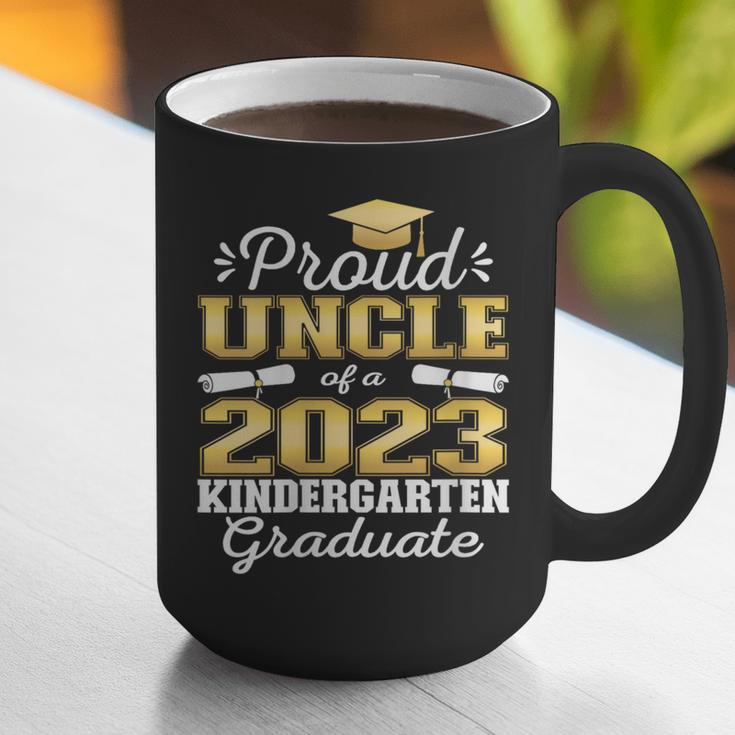 Proud Uncle Of Kindergarten Graduate 2023 Graduation Uncle Graphic Print Coffee Mug